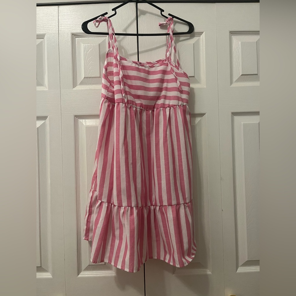 Pink Striped Dress